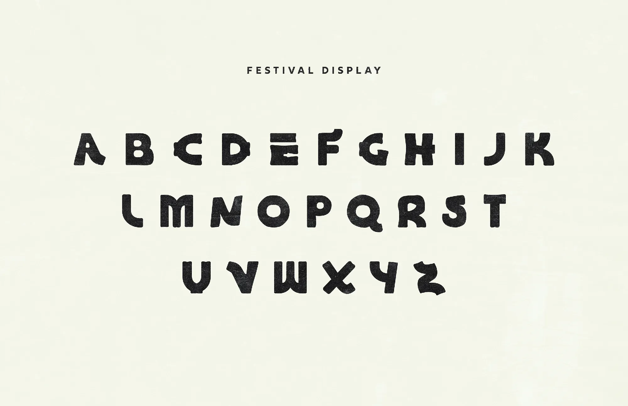 Festival Typeface